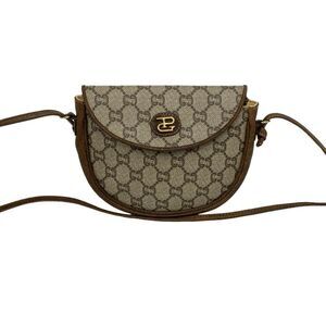 Gucci Gucci Plus Leather PVC Shoulder Bag